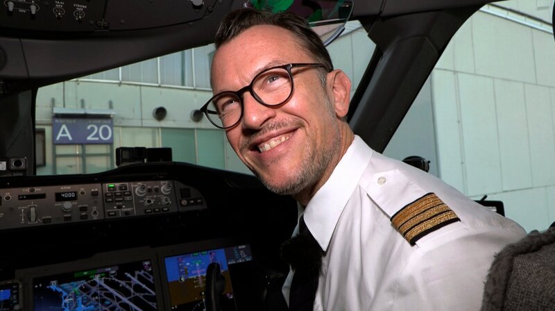 Markus Hoffmann, Pilot. – Bild: HR