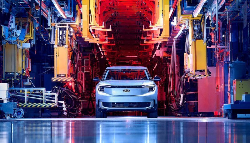 Im Kölner FORD-Werk werden nur noch ausschließlich Elektroautos gebaut. – Bild: WDR/​Ford-Werke GmbH