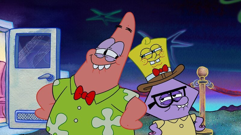 L-R: Patrick, SpongeBob, Squidina – Bild: Paramount