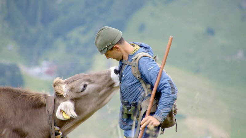 Franz Neuner, Rendl Alm, St. Anton am Arlberg. – Bild: ZDF und ORF/​splash productions GmbH