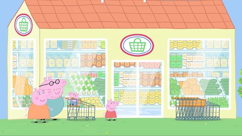 v.li.: Mummy Pig, Daddy Pig, George Pig, Peppa Pig – Bild: Paramount