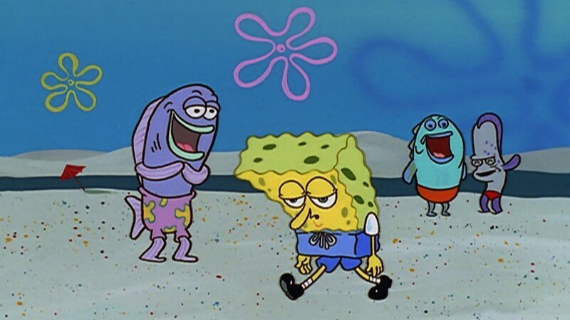 SpongeBob (vorne). – Bild: ViacomCBS