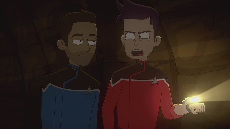 v.li.: Lieutenant Steve Levy, Brad Boimler – Bild: Paramount+