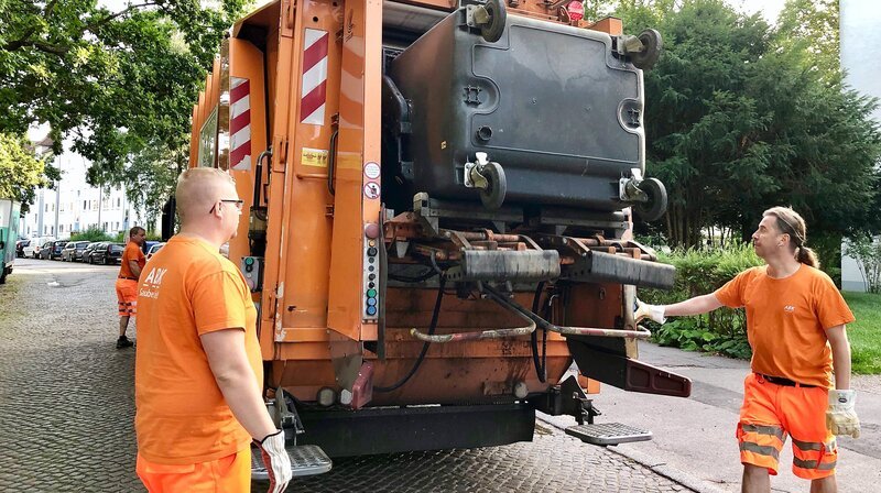 Müllabfuhr Kiel (oder ABK, Abfallwirtschaftsbetrieb Kiel). – Bild: NDR/​ECO Media/​Bettina Pohlmann
