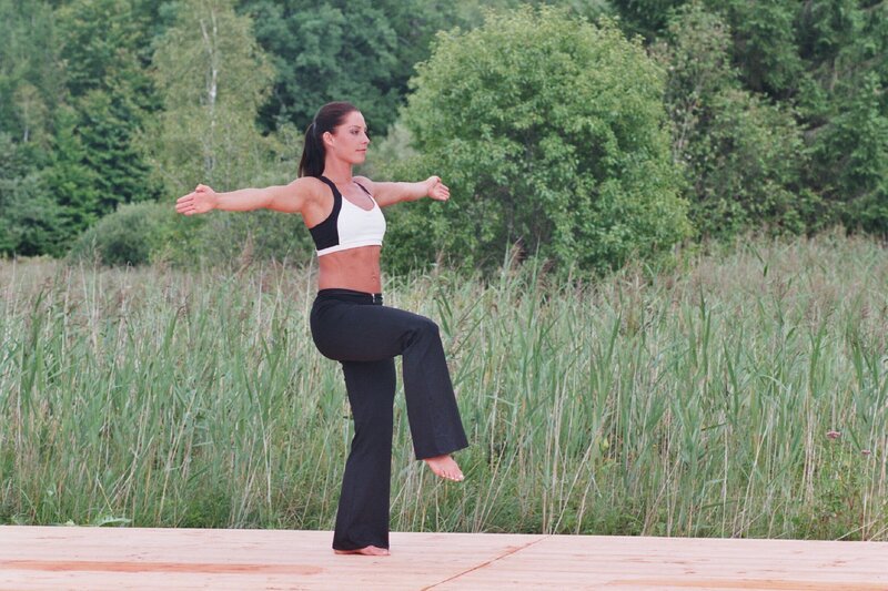 Johanna Fellner begeistert als Personaltrainerin in der Groupfitness, als Sportmodel, Coach und Ausbilderin in der nationalen und internationalen Fitness-Szene. – Bild: BR/​PSF Film + Video GmbH