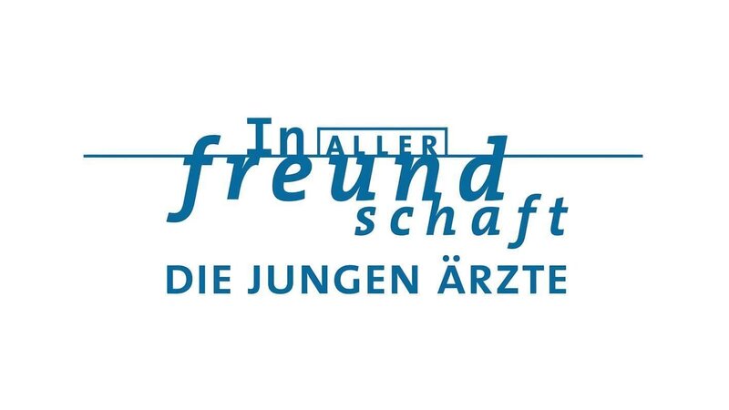 In aller Freundschaft – Die jungen Ärzte Logo – UNTERTITEL:  neue Vorabend-Weekly – CAPTION:  ARD PROGRAMMDIREKTION, IN ALLER FREUNDSCHAFT – DIE JUNGEN ÄRZTE neue Vorabend-Weekly mit 42 Folgen ab 22. Januar 2015, immer donnerstags um 18:50 Uhr im Ersten..Logo zur Sendung.© ARD – honorarfrei, Verwendung gemäß der AGB im engen inhaltlichen, redaktionellen Zusammenhang mit genannter ARD-Sendung bei Nennung „Bild: ARD“ (S1). ARD-Programmdirektion/​Bildredaktion, Tel: 089/​5900⁠–⁠24302, Fax: 089/​550⁠–⁠1259, bildredaktion@DasErste.de – Bild: ARD