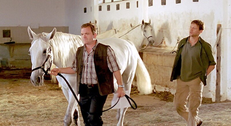 (v.li.): Cornelius Obonya (Bürgermeister Brunner), Thomas Unger (Dr. Michael Haas). – Bild: ORF/​Satel Film