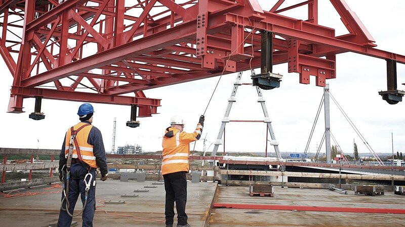 Baustelle während der Bauarbeiten – Bild: Warner Bros. Discovery