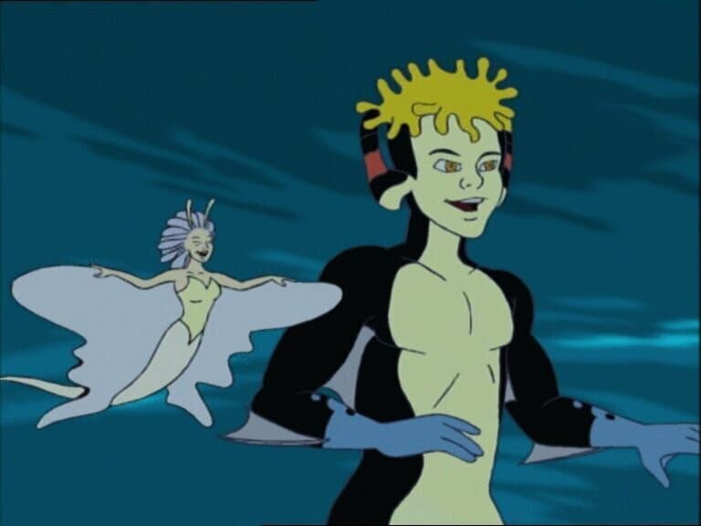 Oya und Akata freuen sich über die neue Freundschaft mit Alfred. – Bild: BBC Worldwide, Your Family Entertainment AG