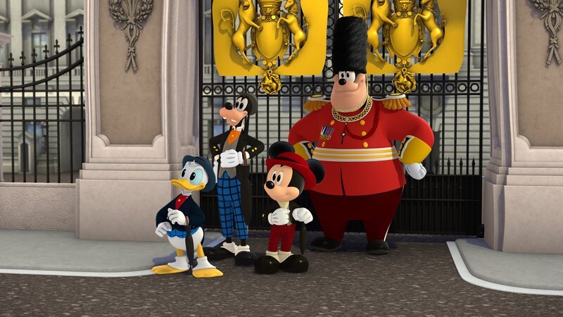 L-R: Donakd, Goofy, Mickey, Pete – Bild: Disney Junior