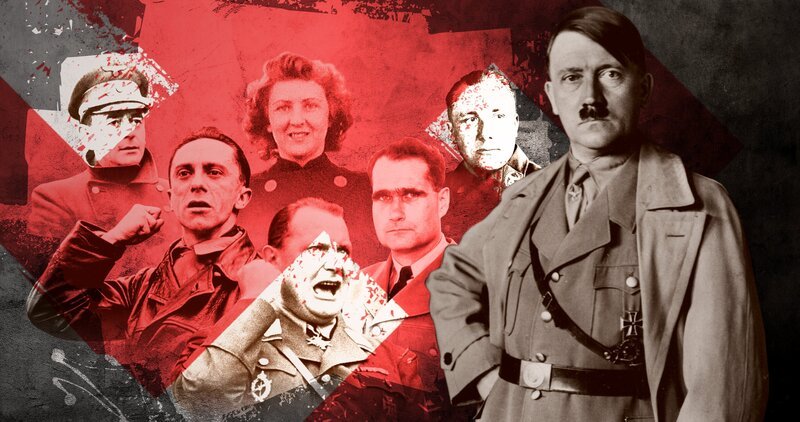 Auf Grundlage aktueller Forschungen und mit koloriertem Archivmaterial erzählt die Dokumentation die Biografien der wichtigsten Figuren aus Hitlers Machtzirkel. – Bild: ZDF und imago
