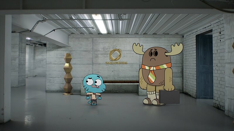 v.li.: Gumball, Mr. Fitzgerald – Bild: Turner Broadcasting System Europe Limited