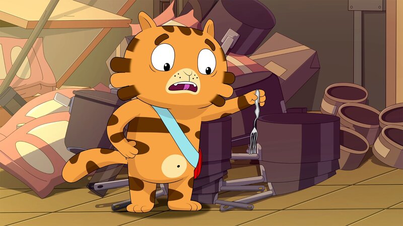 Welcher Verrückte macht alle Messer und Gabeln schlabbrig? – Bild: WDR/​Cyber Group Studios/​KD Productions Toons&Games/​Televisió de Catalunya