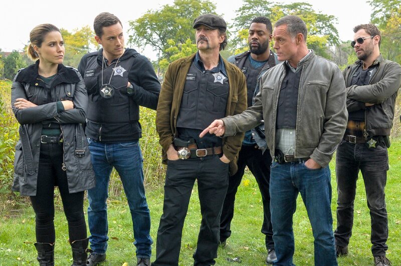 Sophia Bush, Jesse Lee Soffer, Elias Koteas, Laroyce Hawkins, Jason Beghe, Patrick John Flueger – Bild: MG RTL D /​ NBC Universal