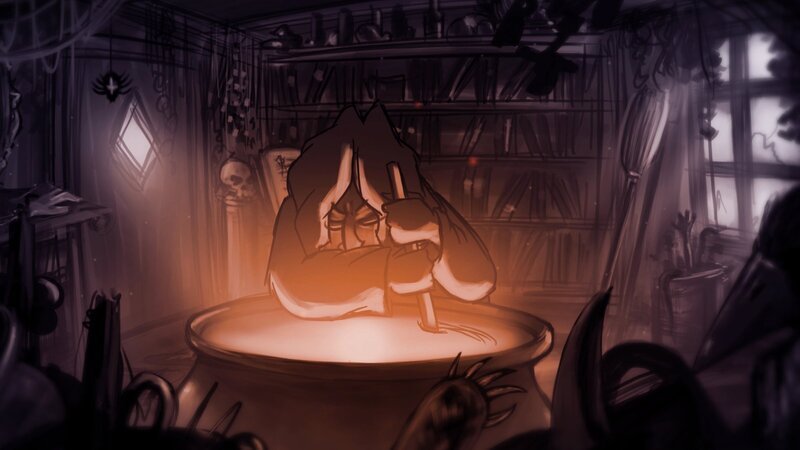 Hexen galten als Schadenszauberer und Wettermacher, sie wurden für schlechte Ernten und Wetterkatastrophen verantwortlich gemacht. – Bild: ZDF