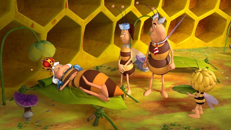 Die Königin hat schreckliche Bauchschmerzen. – Bild: ZDF und Studio 100 Animation