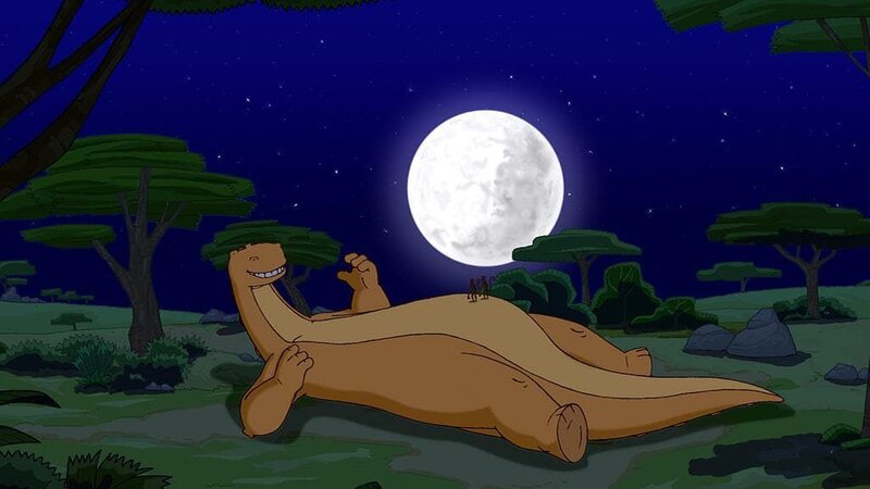 „Tom“, „Tom in Kenia.“ Auf dem Weg nach Nairobi sind Tom, Tip und Wanda zunächst von stürmischer See, dann von Miss Hatch aufgehalten worden. Jetzt müssen sie sich zum Nationalpark durchfragen, wo der Zirkus seine Zelte aufgeschlagen hat. Dort laufen sie den zwielichtigen Gesellen Swart und Brink in die Quere. Die beiden Wilderer stecken mit Bösewicht Carter unter einer Decke. – Bild: ORF