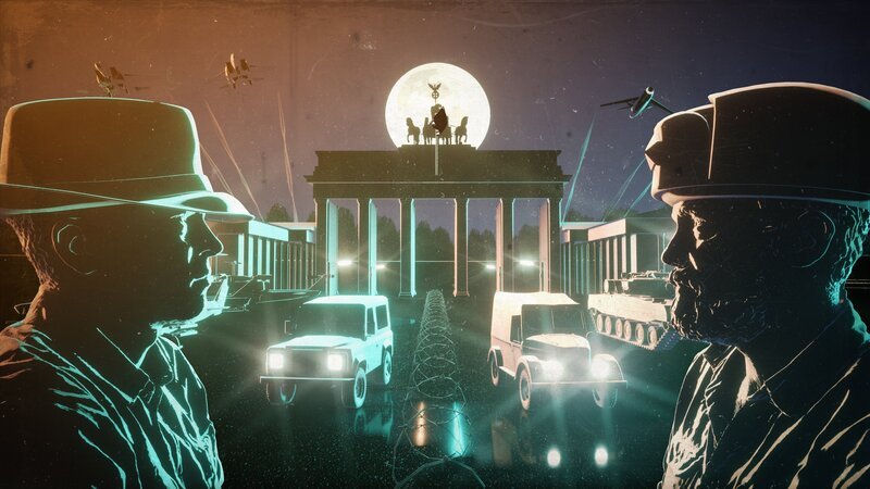 Graphic Novel: Intro im geteilten Berlin. – Bild: ZDF/​ZDF Digital