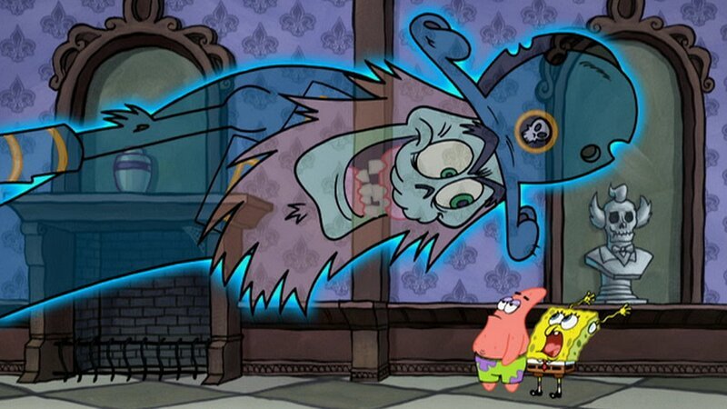 L-R: Lord Poltergeist, Patrick, SpongeBob – Bild: ViacomCBS