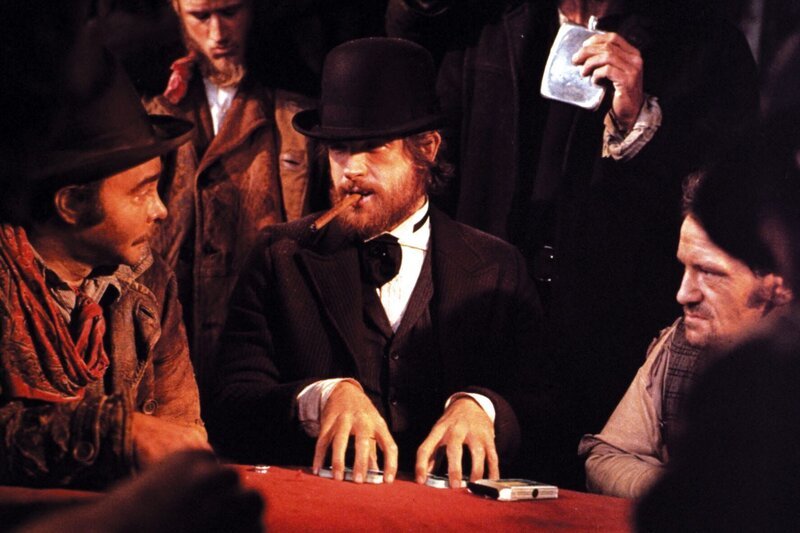 McCabe & Mrs. Miller Flinker Finger: Warrren Beatty als McCabe (Mitte). Copyright: SRF/​Warner Bros. – Bild: MPP