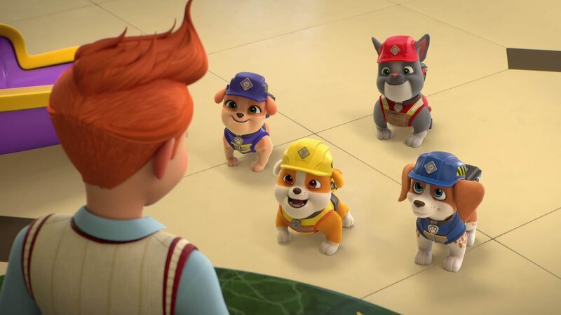 v.li.: Hadley Hartley, Mix, Rubble, Charger, Wheeler – Bild: Paramount v.li.: Hadley Hartley, Mix, Rubble, Charger, Wheeler – Bild: Paramount