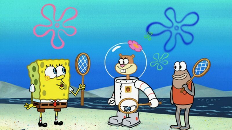 SpongeBob (l.), Sandy (m.) – Bild: ViacomCBS