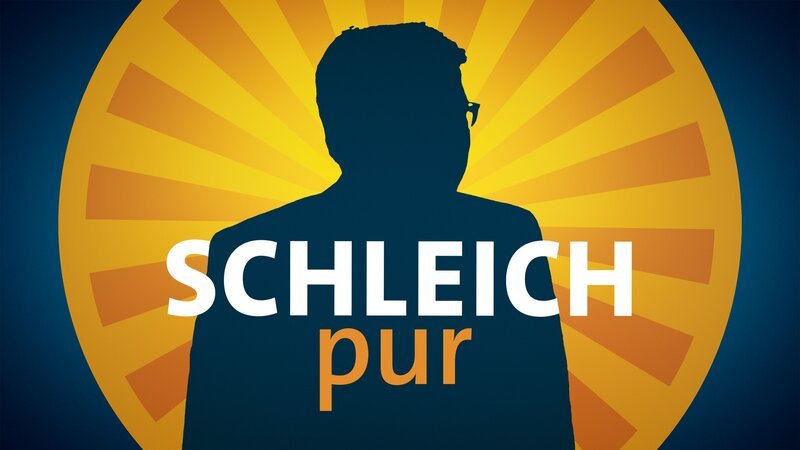 Key Visual/​Cover Sendereihenbild mit Typo zu „Schleich pur“. Helmut Schleich in der Münchner Kultkneipe „Rheinpfalz“ live vor Publikum. – Bild: BR /​ CMP Creative Media Production GmbH
