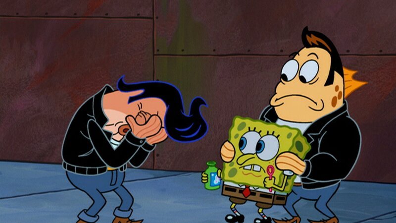 The Bubble Poppin’ Boys und SpongeBob (m.) – Bild: ViacomCBS