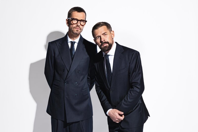 Joko Winterscheidt (l.); Klaas Heufer-Umlauf (r.) – Bild: Nadine Rupp /​ Joyn