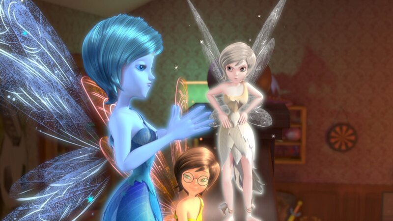 Tinker Bell gleich mehrmals: Sie hat sich in ihre einzelnen Elemente aufgeteilt. – Bild: DQ Entertainment