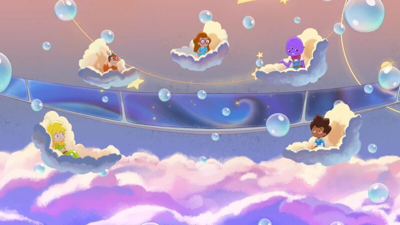 Die Freunde überlegen, woher sie eine neue Perücke bekommen. – Bild: WDR/​Method Animation