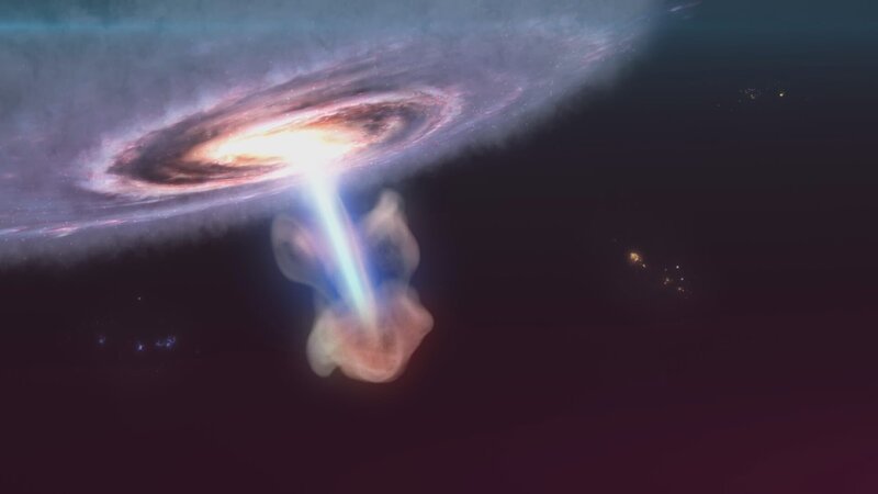 Quasar with jets. – Bild: Animal Planet