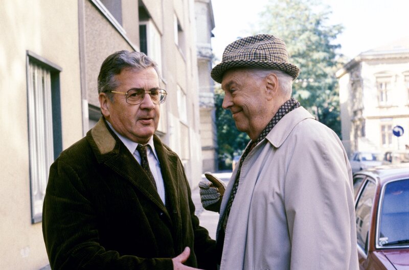 Alfred Böhm, Hans Holt. – Bild: ORF