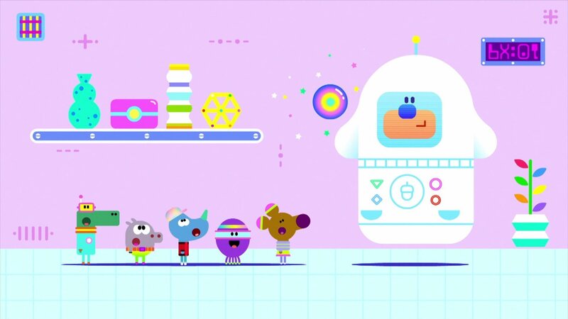Duggee und die Quirlies in der Zukunft. – Bild: WDR/​BBC Studios/​Studio AKA