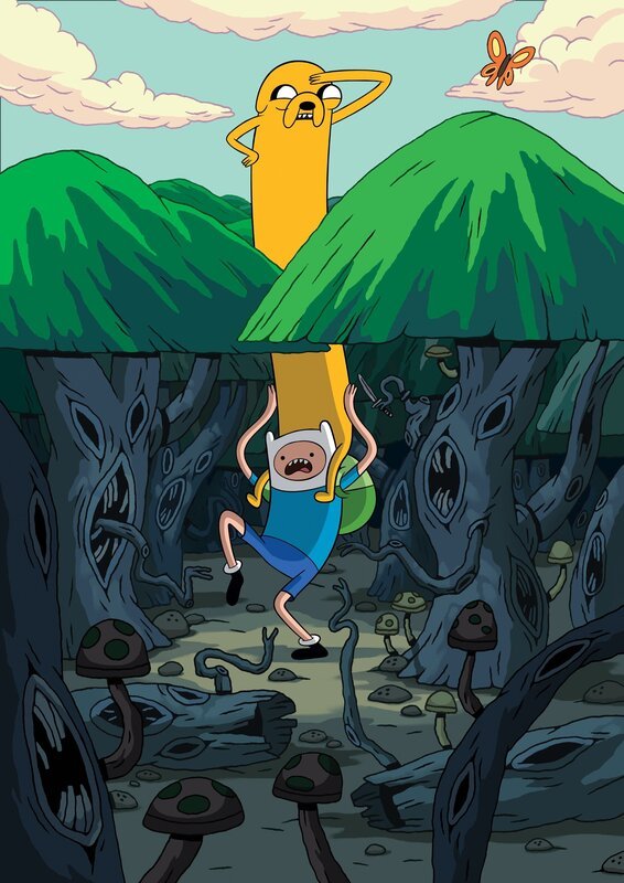 Bottom to top: Finn (Jeremy Shada), Jake (John DiMaggio) – Bild: Turner / TM & CARTOON NETWORK. A TIME WARNER COMPANY. ALL RIGHTS RESERVED. Bottom to top: Finn (Jeremy Shada), Jake (John DiMaggio) – Bild: Turner / TM & CARTOON NETWORK. A TIME WARNER COMPANY. ALL RIGHTS RESERVED.