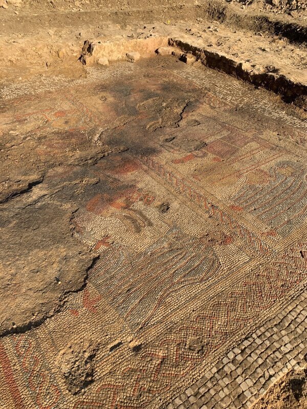 Das seltene römische Mosaik von Rutland – Bild: THE HISTORY CHANNEL /​ Rare TV