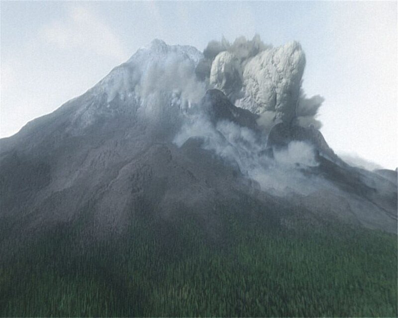 Der 18. Mai 1980 ist ein wundervoller Frühlingstag im US-Bundesstaat Washington, als der Vulkan Mount St. Helens plötzlich ausbricht und den sonnigen Tag in finsterste Nacht verwandelt. – Bild: National Geographic Channel