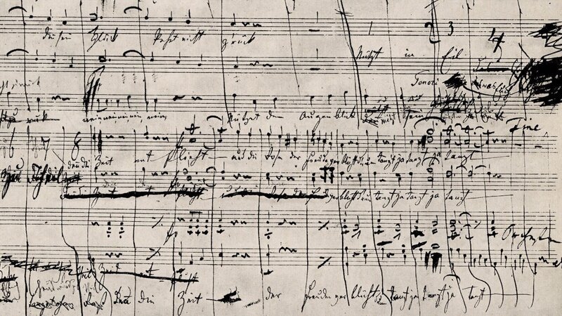 Originalnotenblatt von Johann Strauss Sohn. – Bild: ORF/​Wienbibliothek