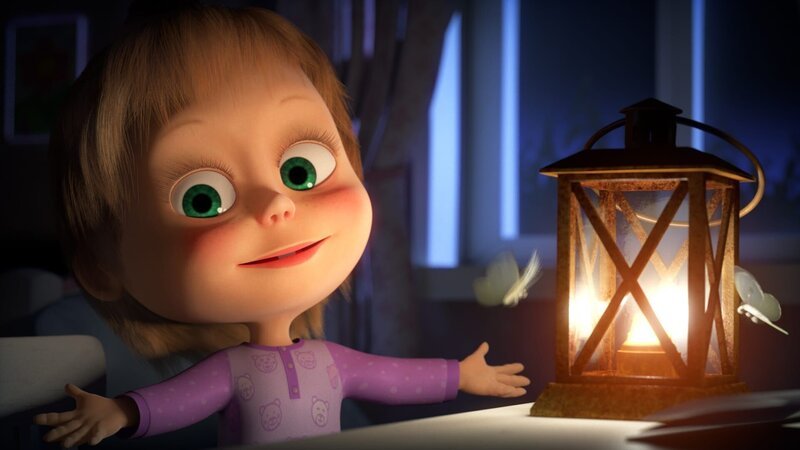 Mascha erzählt eine Geschichte. – Bild: KiKA/​Animaccord LTD