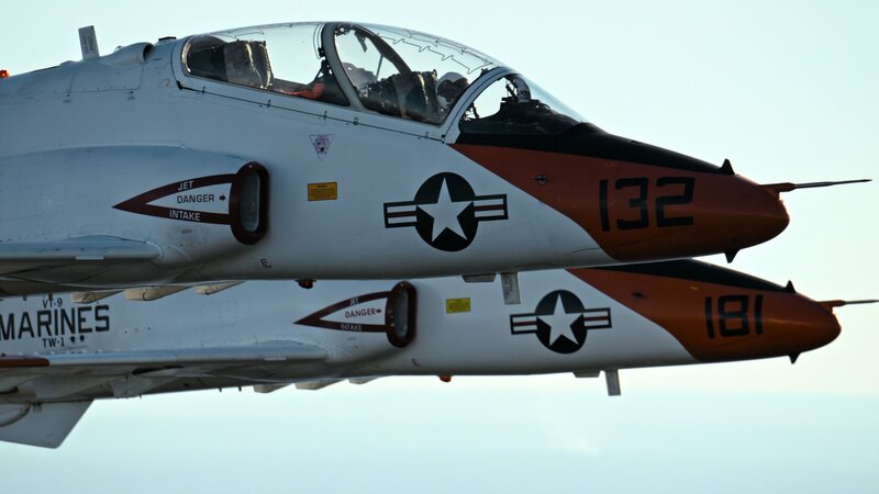 Student 1st Lt Austin Claggett vor seinem Luftkampf. – Bild: National Geographic