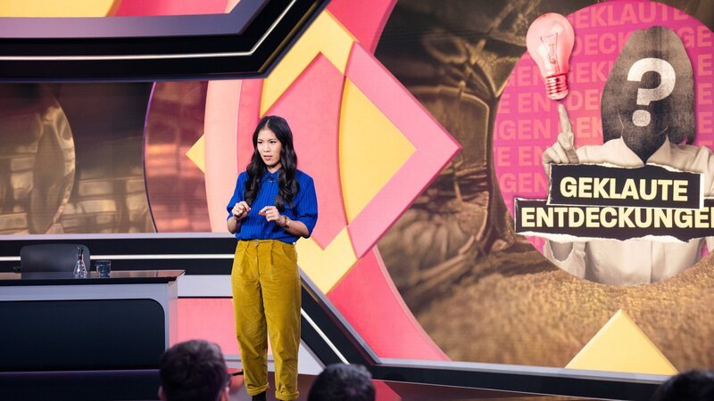 Tatsächlich werden in der Wissenschaft nicht immer die klugen Köpfe gefeiert, die dahinter stecken. Deshalb spricht „MAITHINK X“ in dieser Folge über geklaute Entdeckungen, große Durchbrüche in der Wissenschaft und die wahren Geschichten dahinter. – Bild: ZDF