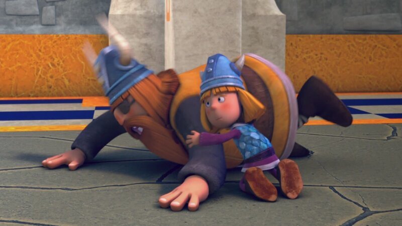 Was hat die Königin bloß mit Halvar angestellt! – Bild: ZDF/​studio100media