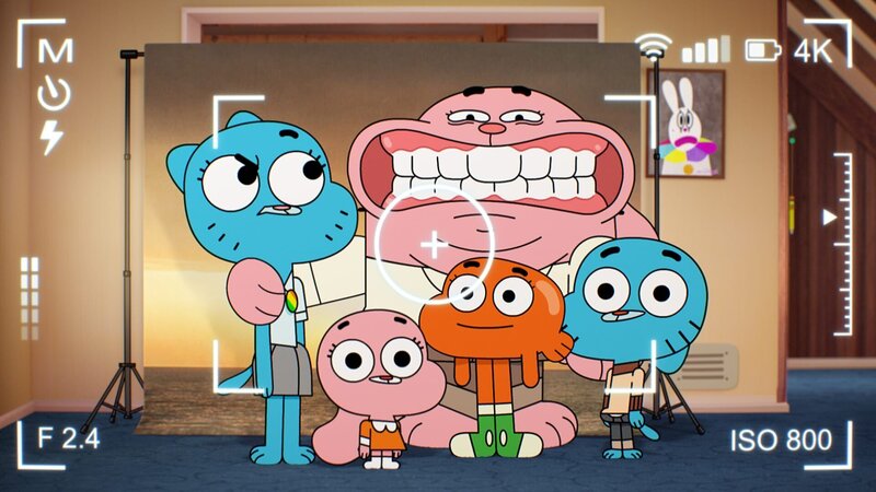 v.li.: Nicole, Anais, Richard, Darwin, Gumball – Bild: The Hanna-Barbera Studios Europe, WarnerMedia Kids and Family’s flagship television animation studio