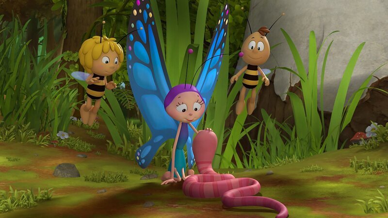 Beatrix dankt Max für die mutige Rettungsaktion. – Bild: ZDF und Studio 100 Animation