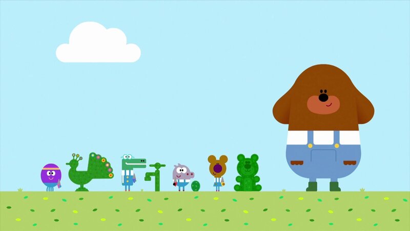Duggee und die Quirlies bringen Garten in Form. – Bild: WDR/​BBC Studios/​Studio AKA