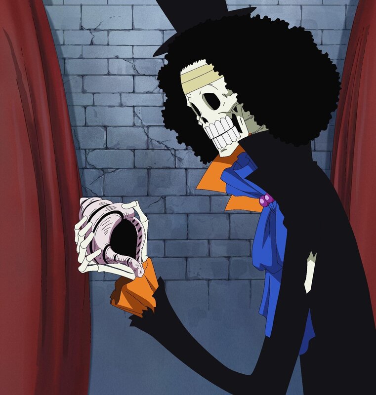 Mit einem großen Fest wird Brook als neues Mitglied der Strohhutbande aufgenommen. One Piece, Staffel 7 – Bild: Eiichiro Oda /​ Shueisha, Toei Animation