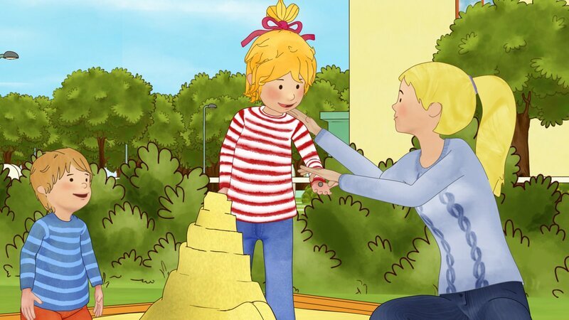 Marie ist Connis Kindersitter, und sie ist sehr nett. – Bild: ZDF und Henning Windelband (Youngfilms GmbH)