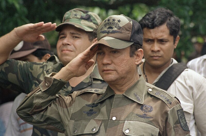 Manuel Noriega – der ehemalige Präsident und Diktator Panamas. – Bild: ZDF und Allan Leader