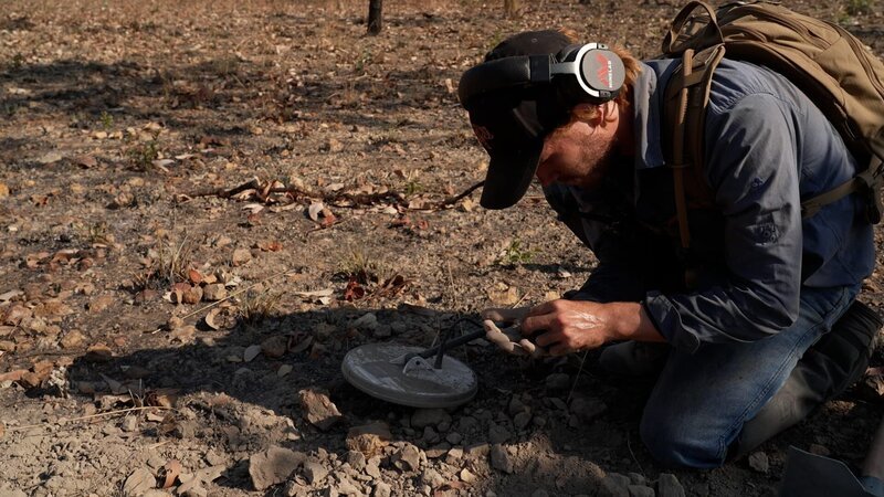 Tobi Macherey, looking for a gold nugget. – Bild: DMAX Germany /​ Touhg Guys Media /​ Warner Bros. Discovery, Inc. or its subsidiaries and affiliates