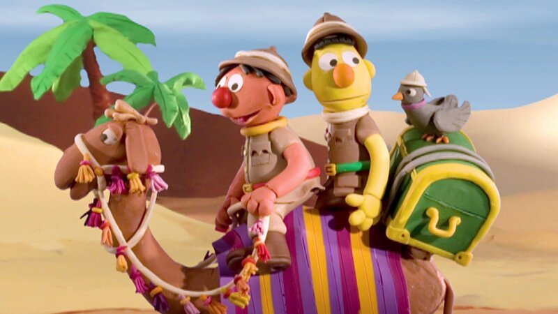 Ernie und Bert auf Schatzsuche – Bild: NDR/​Sesameworkshop